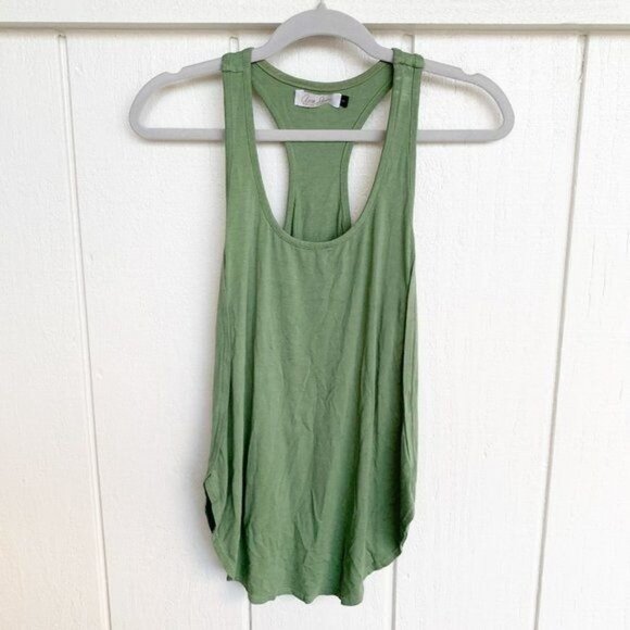 Ava Sky Hawaii Green Soft Racerback Tank Top Women's Size Small S - Picture 1 of 5